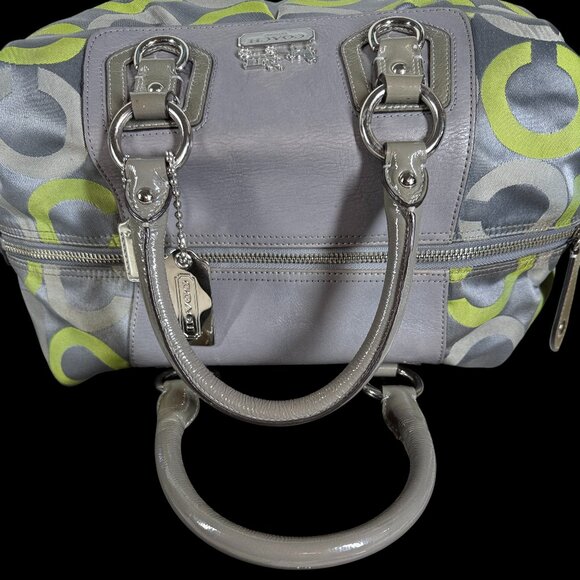 Coach Madison Sabrina Pop Op Art Signature Limited Edition Hobo Satchel - Picture 12 of 16